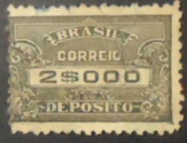 Selo Depósito do Brasil de 1922 2$ D46