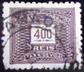 Selo postal do Brasil de 1935 Taxa Devida 400
