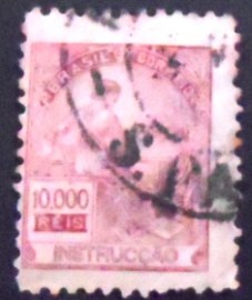 Selo postal do Brasil de 1932 Instrucção 10