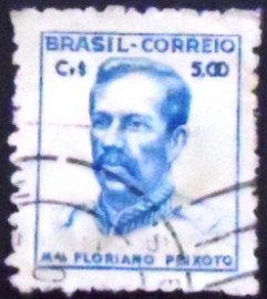 Selo postal do Brasil de 1946 Floriano Peixoto