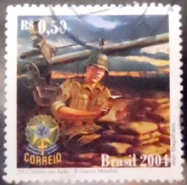 Selo postal do brasil de 2004 Correios em Ação U