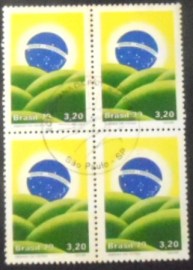 Quadra de selos do Brasil de 1979 Semana da Pátria