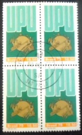 Quadra de selos postais do Brasil de 1979 UPU