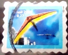 Selo postal Regular emitido no Brasil em 2000 - 787 U