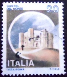 Selo postal da Itália de 1980 Castel del Monte