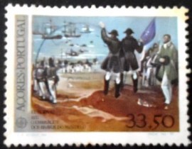 Selo postal dos Açores de 1982 Bravos do Mindelo