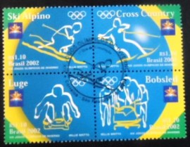 Se-tenant do Brasil de 2002 Jogos de Salt Lake