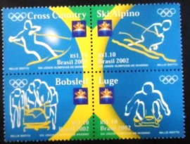 Se-tenant do Brasil de 2002 Jogos de Salt Lake