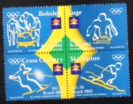 Se-tenant do Brasil de 2002 - Jogos de Salt Lake M