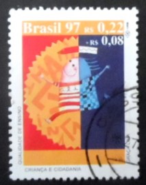 Selo postal do Brasil de 1997 Qualidade de Ensino