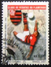 Selo postal do Brasil de 2001 C. R. Flamengo