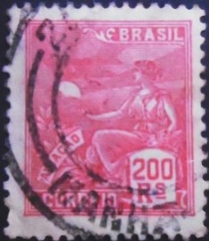 Selo postal do Brasil de 1931 Aviação 200