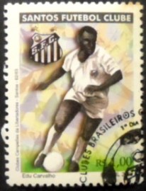 Selo postal do Brasil de 2001 Santos F.C.