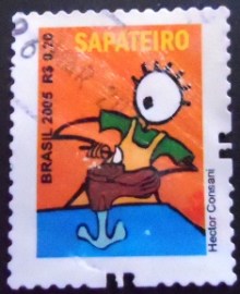 Selo postal Regular emitido no Brasil em 2011 - 858 U