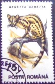 Selo postal da Romênia de 1993 Common Genet
