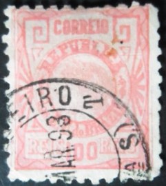 Selo postal do Brasil de 1893 Cabecinha