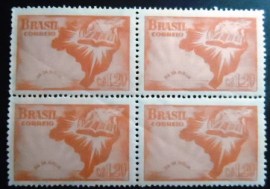 Quadra de selos postais do Brasil de 1951 Dia da Bíblia