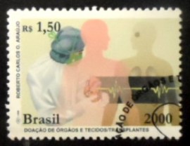 Selo postal do Brasil de 2000 Cirurgião