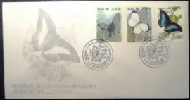 Envelope FDC Oficial de 1986 Preservação da Flora RJ