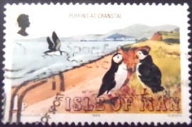 Selo postal da Ilha de Man de 1983  Atlantic Puffin
