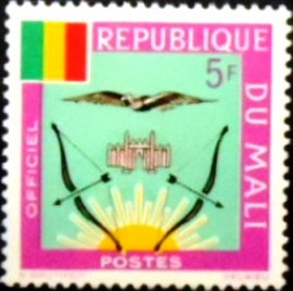 Selo postal do Mali de 1964 Mali Coat of Arms 5