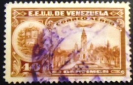 Selo postal da Venezuela de 1939 Oil Derricks