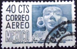 Selo postal do México de 1951 San Luís Potosí
