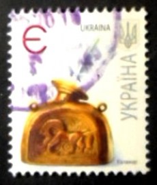 Selo postal da Ucrânia de 2008 Inkpot