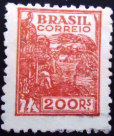 Selo postal do Brasil 1942 Trigo 300