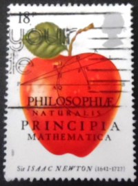 Selo postal do Reino Unido de 1987 The Principia Mathematica