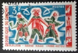 Selo postal de Daomé de 1964 Nago