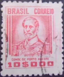 Selo postal Regular emitido no Brasil em 1942 - 396 U