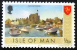 Selo postal da Ilha de Man de 1973 Castletown