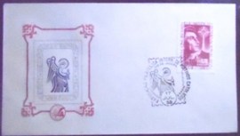 Envelope Comemorativo de 1955 Filatelia Motivos Católicos