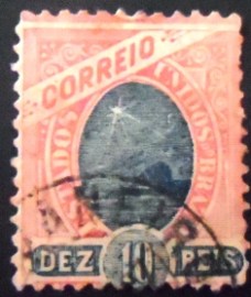 Selo postal do Brasil de 1894 Pão de Açúcar 1