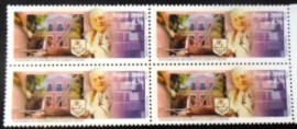 Quadra de selos postais do Brasil de 2000 Gilberto Freire M QD