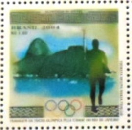 Selo postal do Brasil de 2004 Tocha no Rio