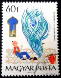 Selo postal da Hungria de 1965 Aladdin