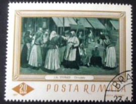 Selo postal da Romênia de 1967 The Whitewashers