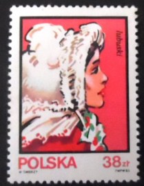 Selo postal da Polônia de 1983 Lubuski