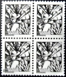 Quadro de selos postais do Brasil de 1979 Bananeiro