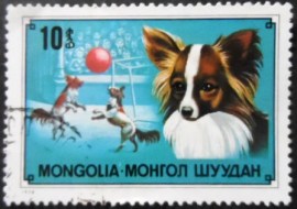 Selo postal da Mongólia de 1978 Papillon