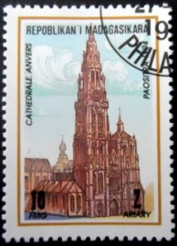 Selo postal de Madagascar de 1994 Antwerpen