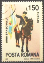 Selo postal da Romênia de 1995 Curcan