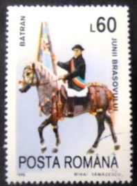 Selo postal da Romênia de 1995 Bătrân