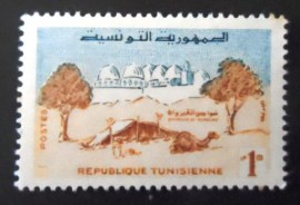 Selo postal da Tunísia de 1959 Around Kairouan