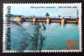 Selo postal da Tailândia de 1978 Ubolratana Dam