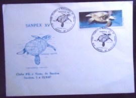 Envelope Comemorativo de 1987 XV SANPEX