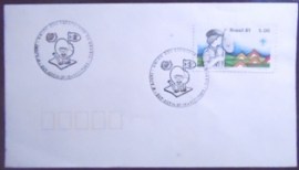 Envelope Comemorativo de 1985 UNIÃO DOS ESCOTEIROS DO BRASIL