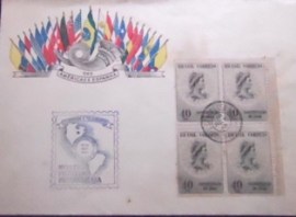 Envelope de 1946 Mostra Filatélica Panamericana